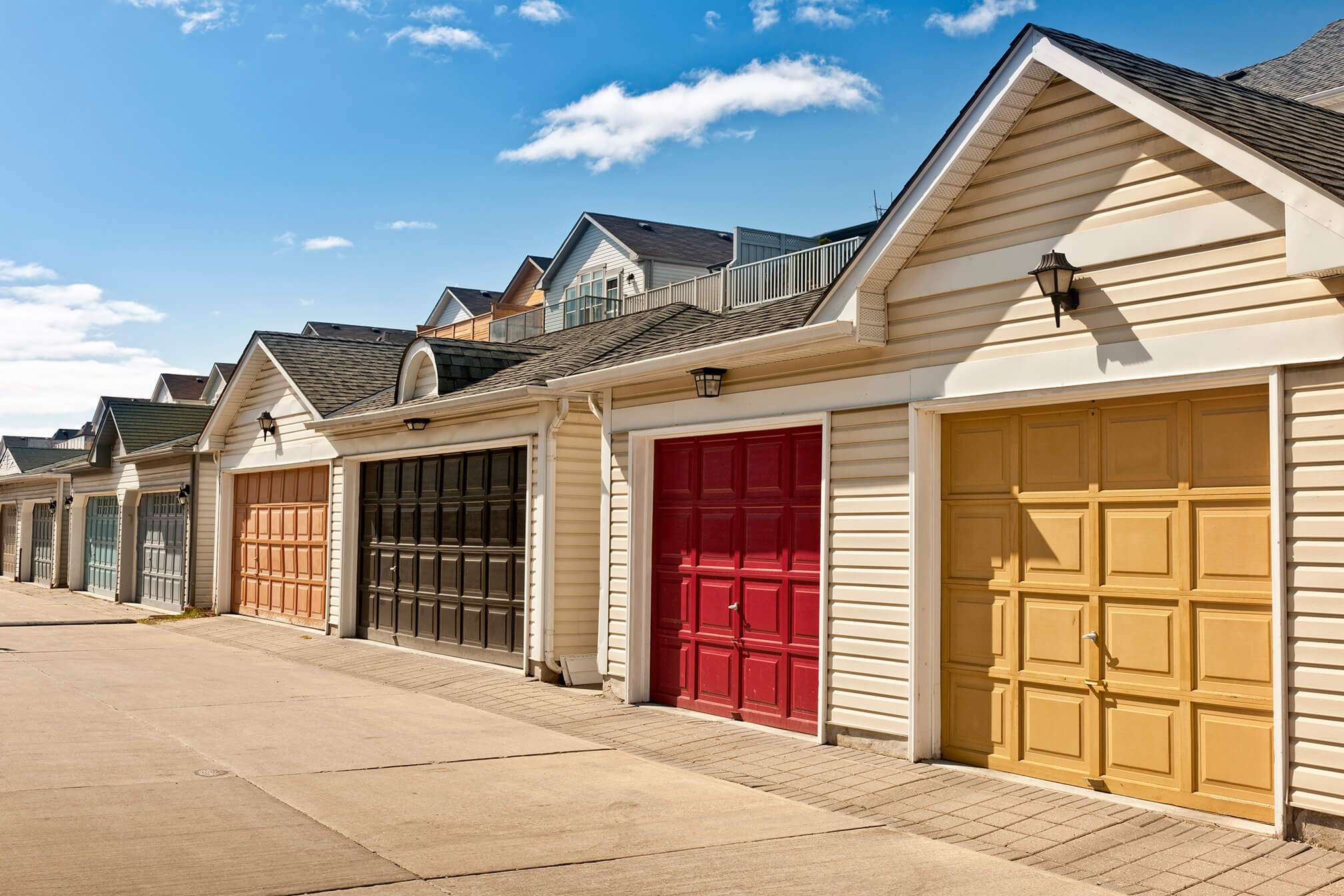 Residential garage door project in Chicago